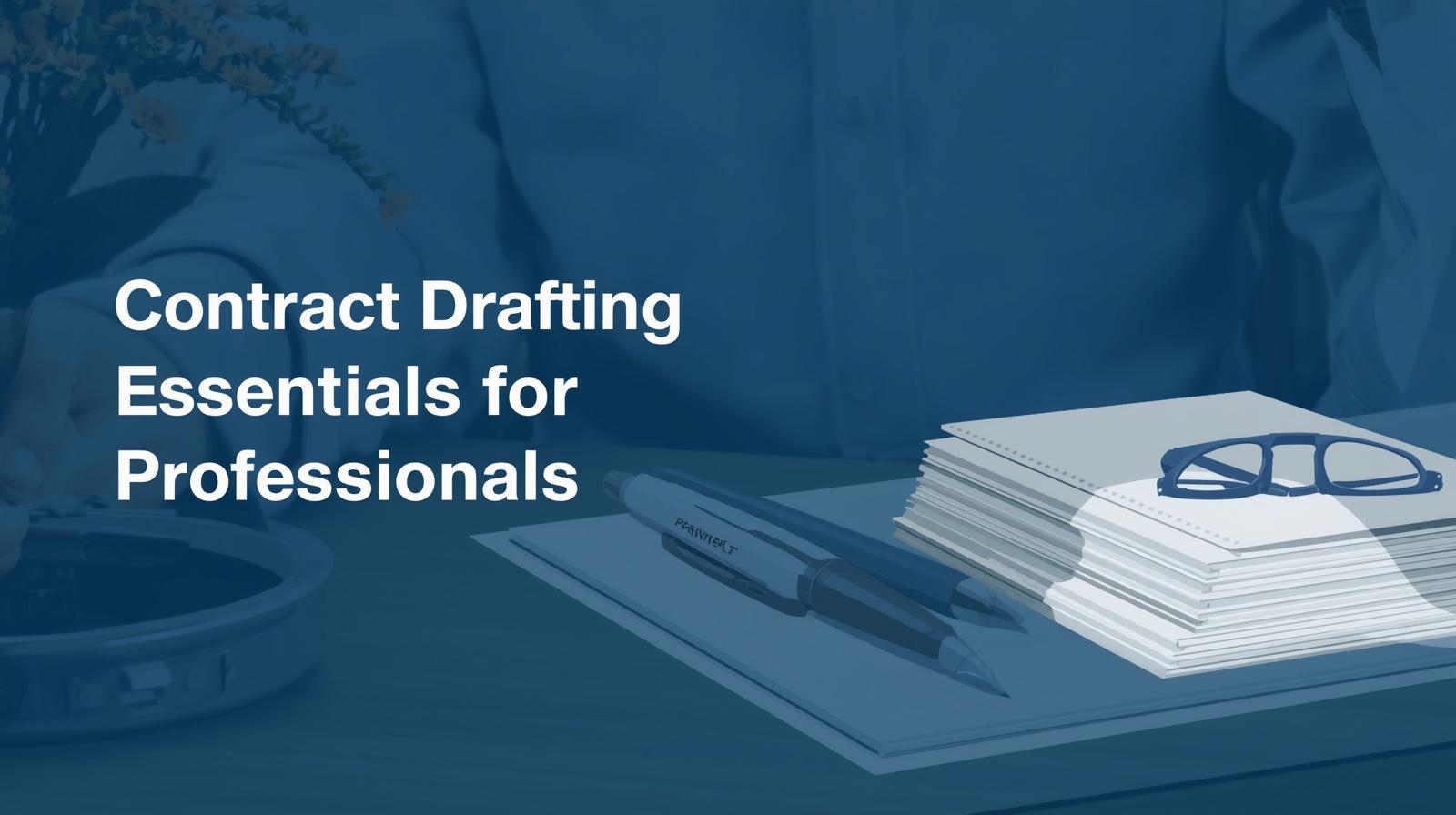 Contract drafting essentials for professionals